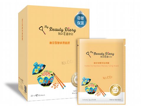 我的美麗日記~納豆發酵保濕面膜(8片入/盒裝) 我的美麗日記~納豆發酵保濕面膜(8片入/盒裝)
