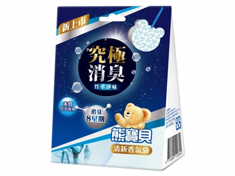 熊寶貝~清新香氛袋-竹萃淨味(3包入) 熊寶貝~清新香氛袋-竹萃淨味(3包入)