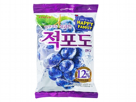 LOTTE 樂天~紫葡萄糖(153g) LOTTE 樂天~紫葡萄糖(153g)