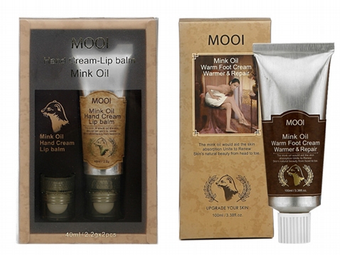 MOOI~黃金貂油唇手修護霜 / 黃金貂油暖暖護足霜  護手霜/ 護唇膏 MOOI~黃金貂油唇手修護霜 / 黃金貂油暖暖護足霜  護手霜/ 護唇膏