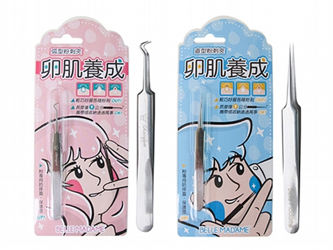 Belle Madame 貝麗瑪丹~卵肌養成-粉刺夾(1支入) 弧形/直形 2款可選 Belle Madame 貝麗瑪丹~卵肌養成-粉刺夾(1支入) 弧形/直形 2款可選