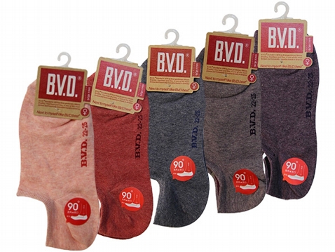 B.V.D.~懷舊細針低口直角女襪B244(1雙入) 款式可選 B.V.D.~懷舊細針低口直角女襪B244(1雙入) 款式可選