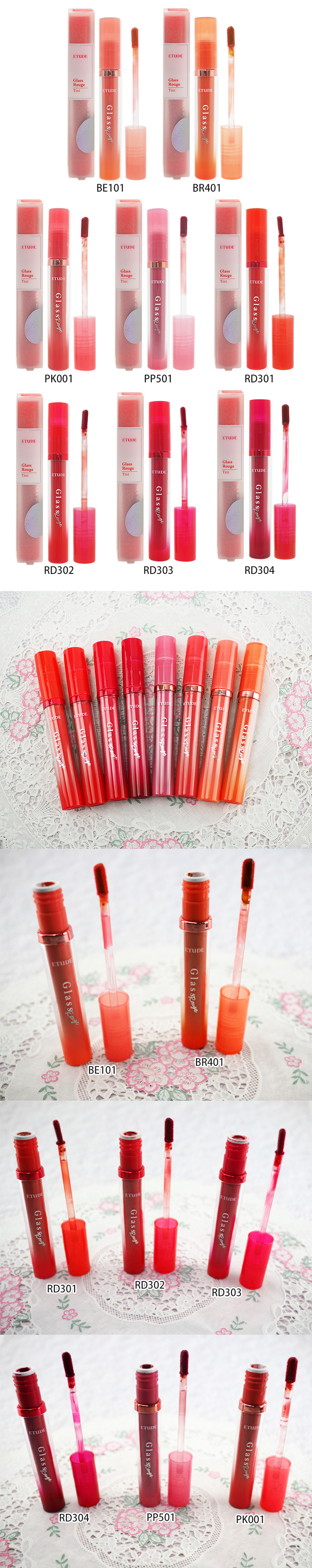etude house 唇釉 不掉色 唇釉 韓國 唇釉