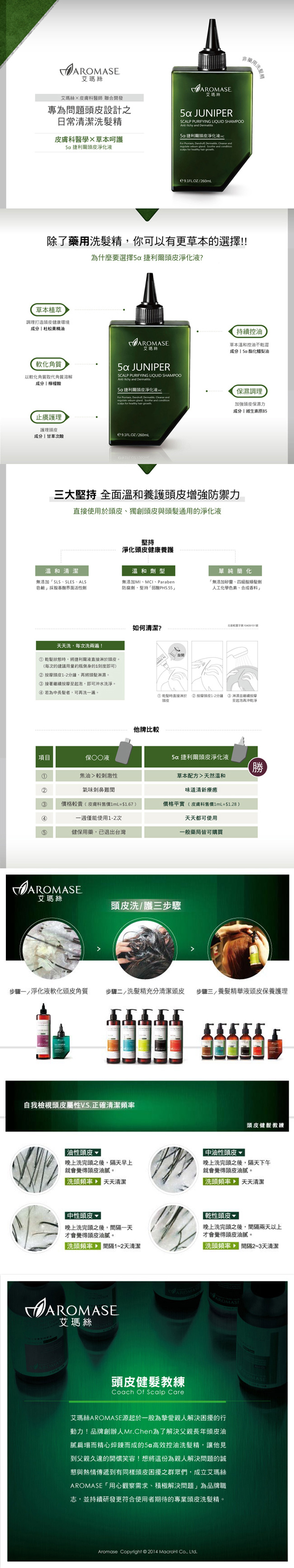 淨化液 頭皮護理 艾瑪絲 頭皮護理 頭皮護理 頭髮護理