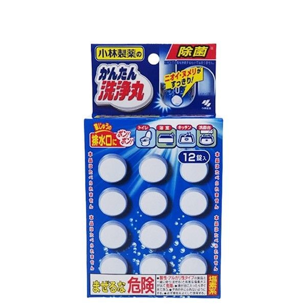 優惠款 小林製藥~排水管香氛除垢錠(無香味)12錠 NG品 優惠款 小林製藥~排水管香氛除垢錠(無香味)12錠 NG品
