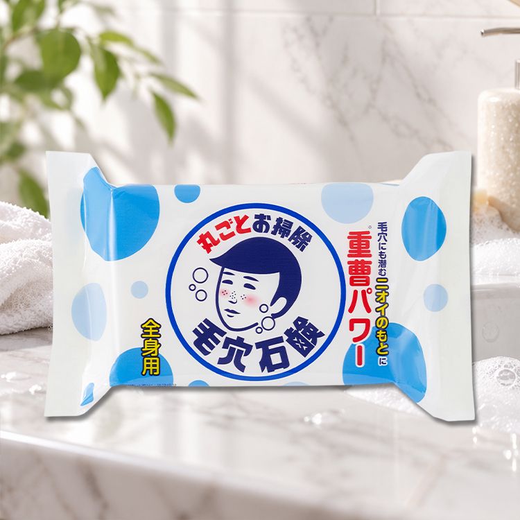 石澤~毛穴撫子男子用碳酸氫納石鹼全身用去角質肥皂(155g) 石澤~毛穴撫子男子用碳酸氫納石鹼全身用去角質肥皂(155g)