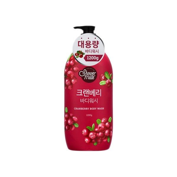 優惠款 ShowerMate~微風如沐果香沐浴乳-蔓越莓(紅)1200g NG品 優惠款 ShowerMate~微風如沐果香沐浴乳-蔓越莓(紅)1200g NG品