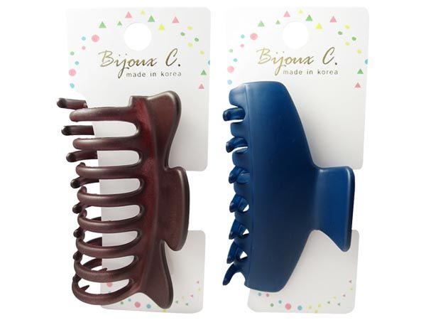 Bijoux C~G50056/G50049-韓製大鯊魚夾(1入) 簡約/經典 兩款可選 髮飾 Bijoux C~G50056/G50049-韓製大鯊魚夾(1入) 簡約/經典 兩款可選 髮飾