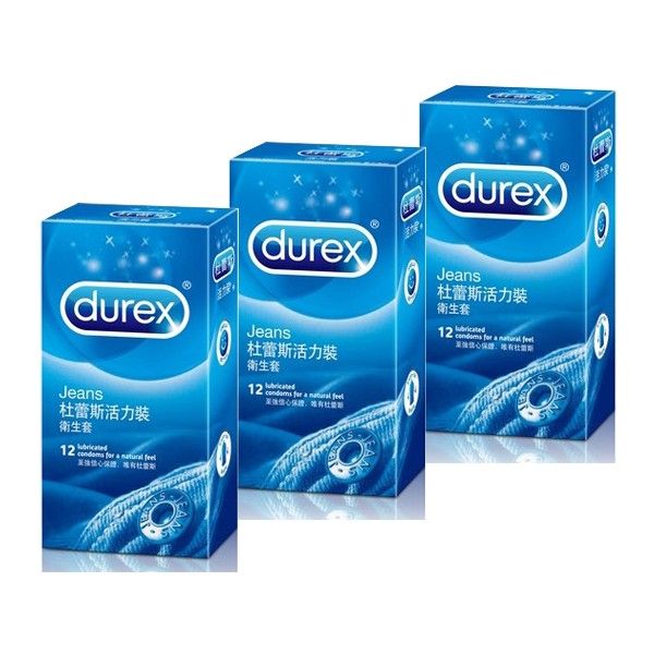 Durex 杜蕾斯~活力裝衛生套(12入) x3盒 組合款  保險套 Durex 杜蕾斯~活力裝衛生套(12入) x3盒 組合款  保險套