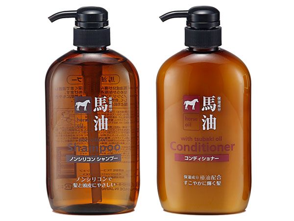 日本熊野~ 馬油無矽靈洗髮精/潤髮乳(600ml) 兩款可選 日本熊野~ 馬油無矽靈洗髮精/潤髮乳(600ml) 兩款可選