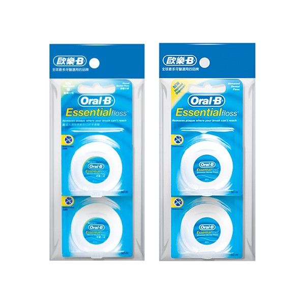 Oral-B 歐樂B~牙線薄荷微蠟/無蠟(50Mx2入) 款式可選 Oral-B 歐樂B~牙線薄荷微蠟/無蠟(50Mx2入) 款式可選