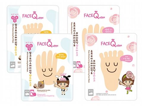 FaceQueen~蜂蜜牛奶滋潤/玫瑰嫩白 護手膜/護足膜(1入) 款式可選 FaceQueen~蜂蜜牛奶滋潤/玫瑰嫩白 護手膜/護足膜(1入) 款式可選