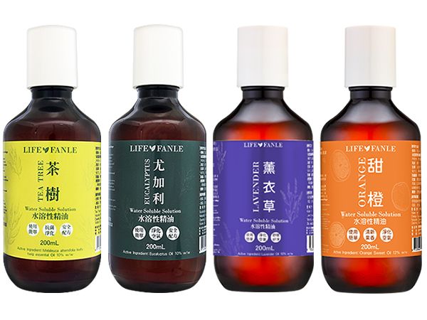 Life Fanle~水溶性 尤加利/茶樹/薰衣草/甜橙 精油(200ml) 款式可選 Life Fanle~水溶性 尤加利/茶樹/薰衣草/甜橙 精油(200ml) 款式可選