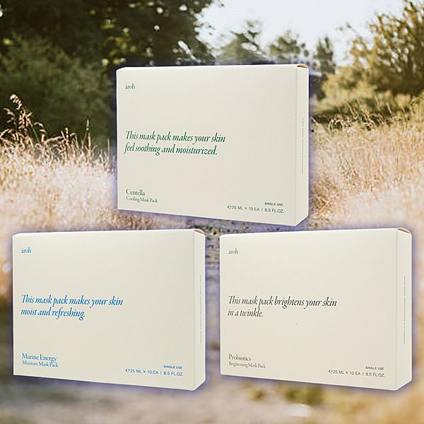 韓國 aroh 艾洛~海洋水活保濕/臻護提亮/積雪草清爽面膜(10片入/盒裝) 款式可選 韓國 aroh 艾洛~海洋水活保濕/臻護提亮/積雪草清爽面膜(10片入/盒裝) 款式可選