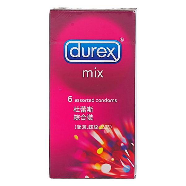 Durex 杜蕾斯~綜合裝衛生套(6入)  保險套 Durex 杜蕾斯~綜合裝衛生套(6入)  保險套