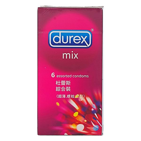 Durex 杜蕾斯~綜合裝衛生套(6入)  保險套