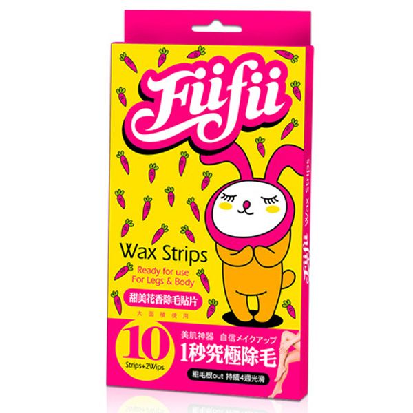 Fiifii~甜美花香除毛貼片(大片x10片入)  附贈清潔油片*2片 Fiifii~甜美花香除毛貼片(大片x10片入)  附贈清潔油片*2片