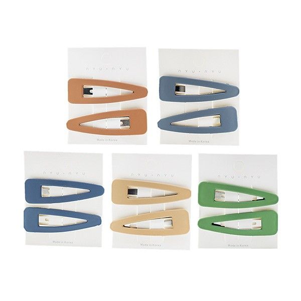 韓妞網紅必備磨砂BB夾(1對入) 髮夾/顏色隨機出貨 韓妞網紅必備磨砂BB夾(1對入) 髮夾/顏色隨機出貨