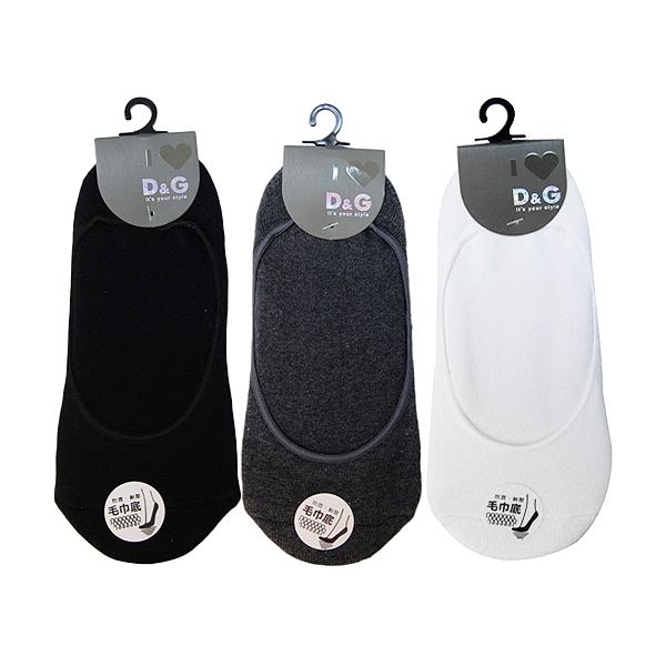 D&G~毛巾底襪套DS134(1雙入) 款式可選 D&G~毛巾底襪套DS134(1雙入) 款式可選