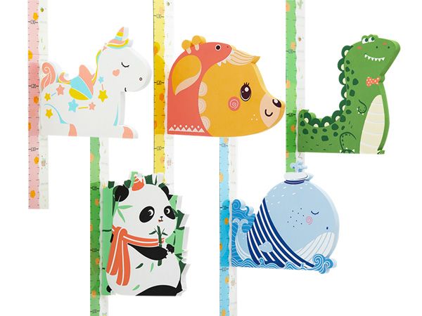 3D立體可愛動物身高測量器/壁貼(1入) 款式可選 3D立體可愛動物身高測量器/壁貼(1入) 款式可選