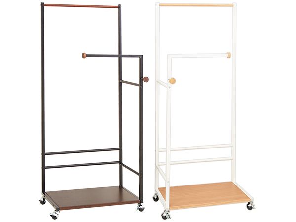 ikloo~日系時尚雙桿衣架(LS117)1入 黑/白 款式可選 ※限宅配/無貨到付款 ikloo~日系時尚雙桿衣架(LS117)1入 黑/白 款式可選 ※限宅配/無貨到付款