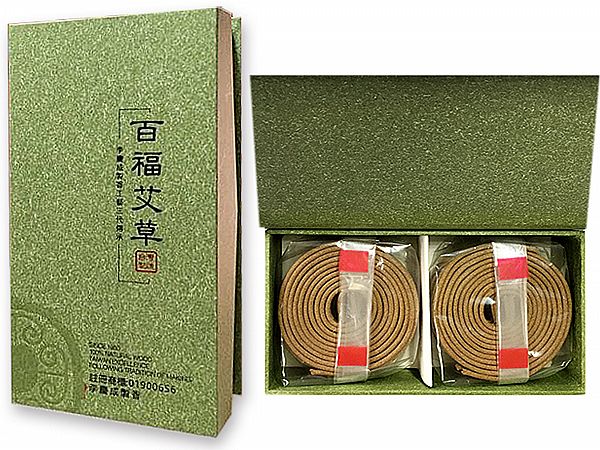 百福艾草小盤香48香盤(24雙片) 百福艾草小盤香48香盤(24雙片)