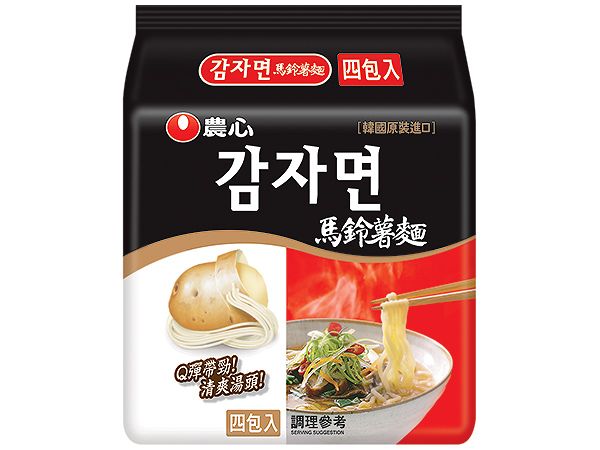 韓國 農心~馬鈴薯麵4入(整袋裝) 韓國 農心~馬鈴薯麵4入(整袋裝)