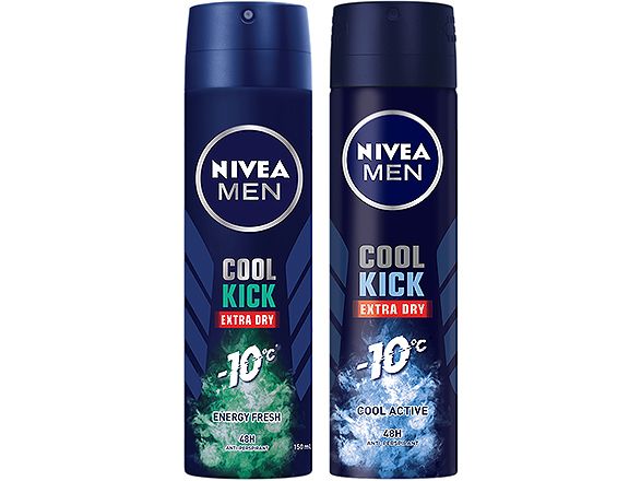 NIVEA 妮維雅~男士止汗爽身噴霧(150ml)瞬間酷涼系列 款式可選 NIVEA 妮維雅~男士止汗爽身噴霧(150ml)瞬間酷涼系列 款式可選