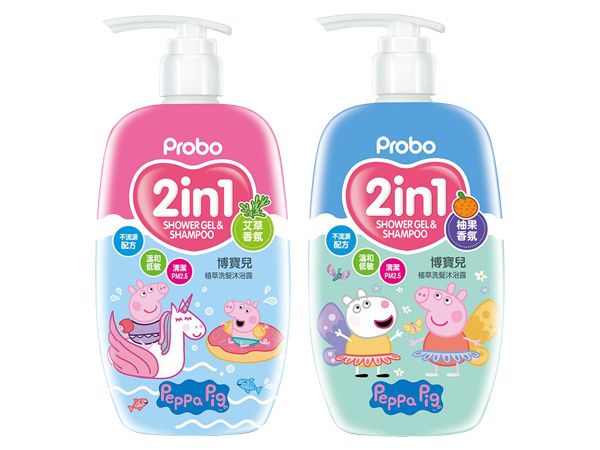 博寶兒 Probo~佩佩豬植萃洗髮沐浴露(500ml) 款式可選 博寶兒 Probo~佩佩豬植萃洗髮沐浴露(500ml) 款式可選