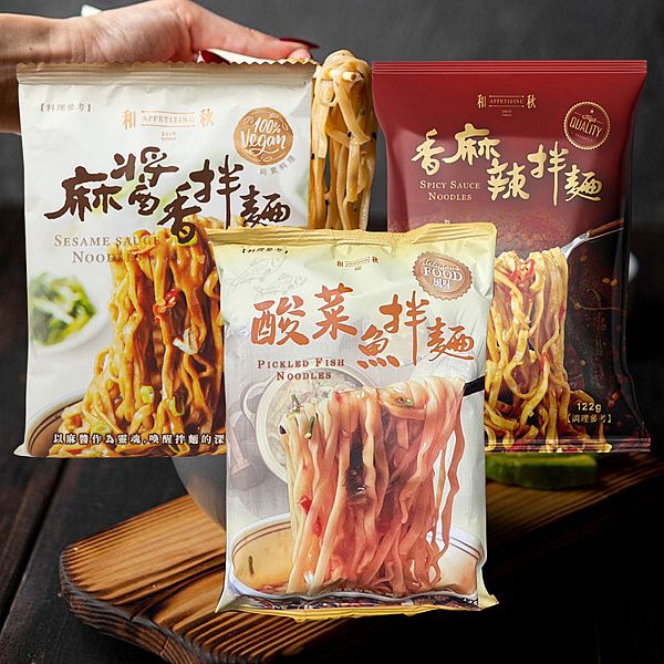 和秋~麻醬香/香麻辣/酸菜魚拌麵(1包) 款式可選 和秋~麻醬香/香麻辣/酸菜魚拌麵(1包) 款式可選