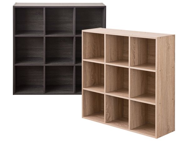 TZUMii~安徒堆疊九格櫃(鐵刀木色)CF-BN09/比爾堆疊九格櫃(淺橡木色)MY-BN09(1入) 款式可選 TZUMii~安徒堆疊九格櫃(鐵刀木色)CF-BN09/比爾堆疊九格櫃(淺橡木色)MY-BN09(1入) 款式可選