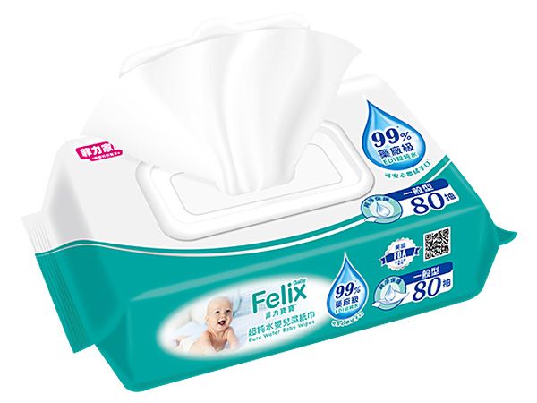 菲力寶寶~超純水嬰兒濕紙巾(80抽) 菲力寶寶~超純水嬰兒濕紙巾(80抽)