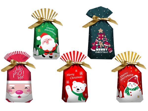 聖誕節禮物包裝抽繩袋(10入)HO紅底老人/紅色雪人/金條老人/聖誕熊/綠底禮物 款式可選 聖誕節禮物包裝抽繩袋(10入)HO紅底老人/紅色雪人/金條老人/聖誕熊/綠底禮物 款式可選