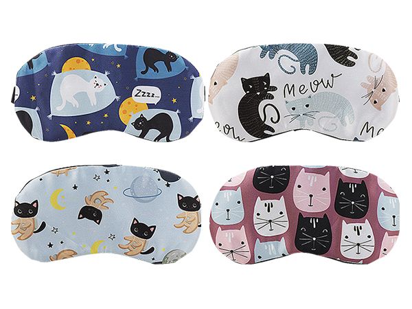 萌萌風貓咪眼罩(1入) 藍/白/淺藍/酒紅 款式可選  舒眠 萌萌風貓咪眼罩(1入) 藍/白/淺藍/酒紅 款式可選  舒眠