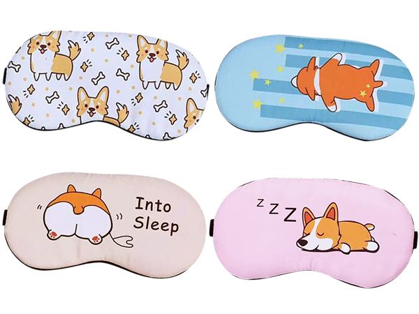 萌萌風柯基眼罩(1入) 款式可選  舒眠 萌萌風柯基眼罩(1入) 款式可選  舒眠