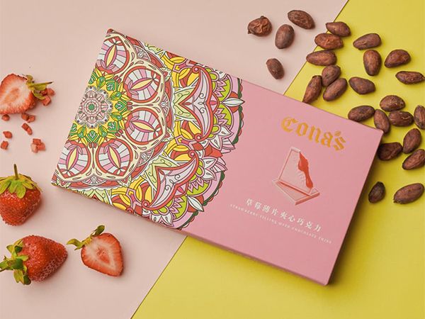 妮娜巧克力~Cona'草莓薄片夾心巧克力(12入/盒) 妮娜巧克力~Cona'草莓薄片夾心巧克力(12入/盒)