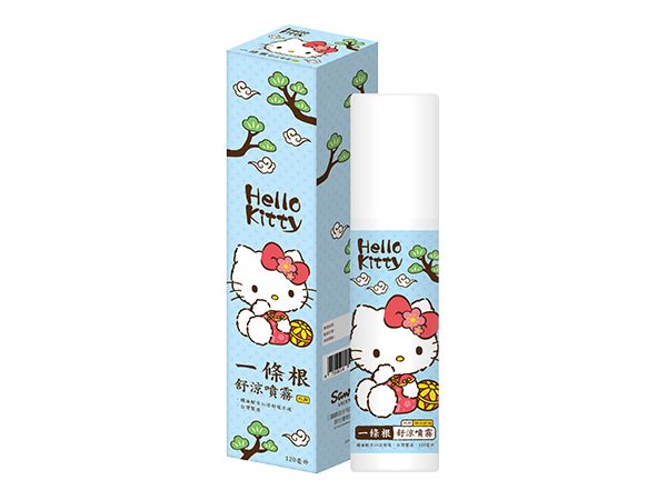 Hello Kitty~一條根舒涼噴霧(120ml) Hello Kitty~一條根舒涼噴霧(120ml)