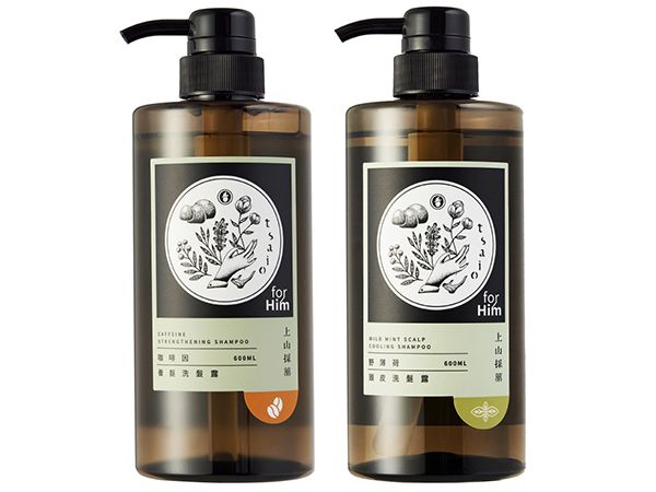 上山採藥~for Him咖啡因養髮/野薄荷頭皮 洗髮露(600ml) 款式可選 上山採藥~for Him咖啡因養髮/野薄荷頭皮 洗髮露(600ml) 款式可選