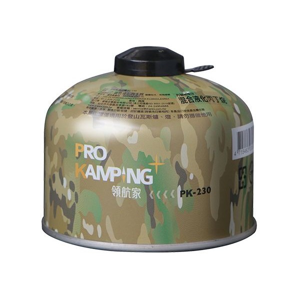 Pro Kamping 領航家~高山罐(230g)單罐入 瓦斯罐