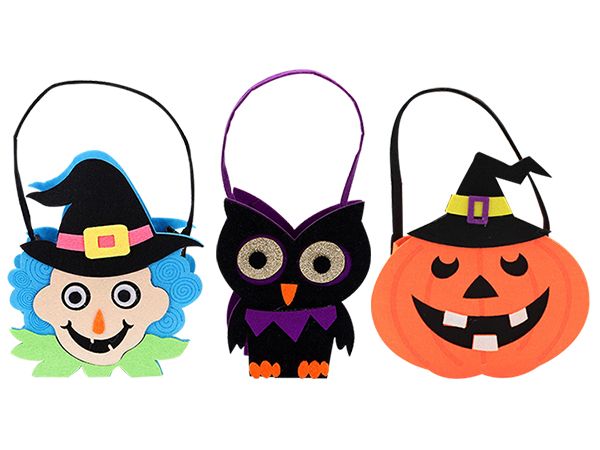 萬聖節不織布造型立體提袋(1入) 款式可選 萬聖節不織布造型立體提袋(1入) 款式可選