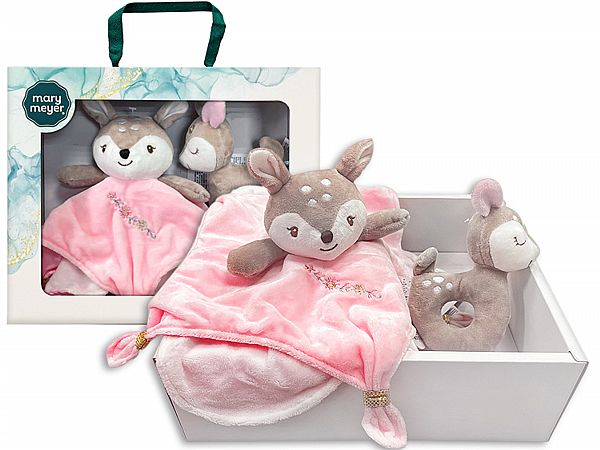 Mary Meyer 蜜兒~花鹿經典禮盒(安撫巾x1+手搖鈴x1) Mary Meyer 蜜兒~花鹿經典禮盒(安撫巾x1+手搖鈴x1)