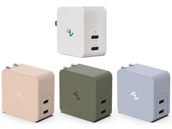 Allite~GaN氮化鎵雙口USB-C快充充電器(1入) 款式可選 Allite~GaN氮化鎵雙口USB-C快充充電器(1入) 款式可選