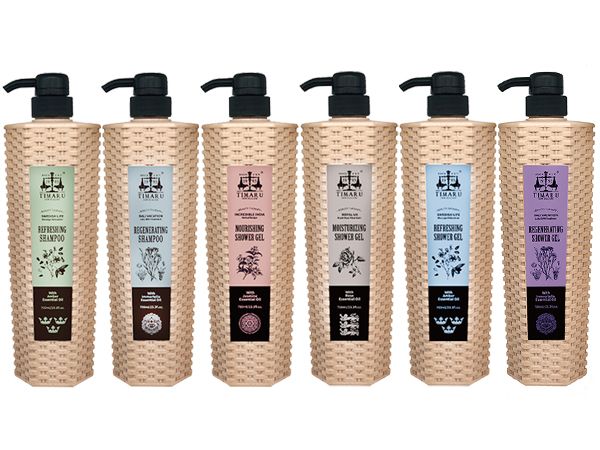 Timaru 堤瑪露~精油洗髮精/精油沐浴露(700ml) 編織瓶 款式可選 Timaru 堤瑪露~精油洗髮精/精油沐浴露(700ml) 編織瓶 款式可選