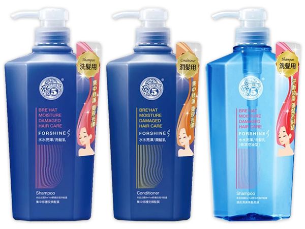 FORSHINE 芙夏妮~水水亮澤 洗髮乳/潤髮乳/洗髮露(微涼控油型)550ml 款式可選 FORSHINE 芙夏妮~水水亮澤 洗髮乳/潤髮乳/洗髮露(微涼控油型)550ml 款式可選