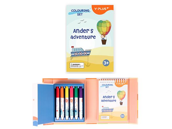 YPLUS~水彩筆畫冊旅行組(安德奇遇記)1組入 YPLUS~水彩筆畫冊旅行組(安德奇遇記)1組入