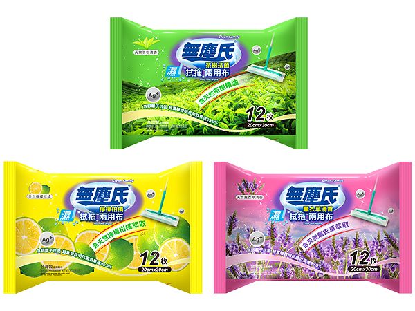 無塵氏~拭拖兩用布(12枚入) 款式可選 無塵氏~拭拖兩用布(12枚入) 款式可選