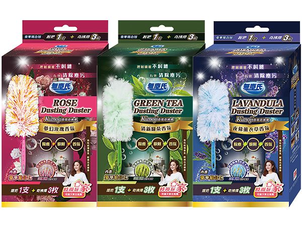 無塵氏~香氛奇拂撢1組入(1支握把+3片除塵撢) 款式可選 無塵氏~香氛奇拂撢1組入(1支握把+3片除塵撢) 款式可選