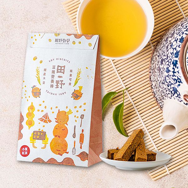 田野勤學~豆纖營養棒(240g/包) 小葉紅茶 田野勤學~豆纖營養棒(240g/包) 小葉紅茶
