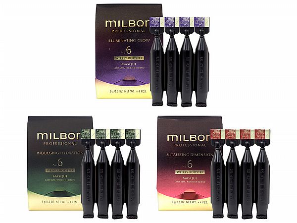 MILBON~黑凜護髮系列NO.6(9gx4) 柔曜/漾澤/喚彈 款式可選 MILBON~黑凜護髮系列NO.6(9gx4) 柔曜/漾澤/喚彈 款式可選