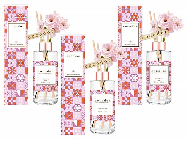 韓國 cocod or~粉櫻花園系列擴香瓶(200ml) 款式可選 韓國 cocod or~粉櫻花園系列擴香瓶(200ml) 款式可選